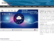 Tablet Screenshot of comenor.org.mx